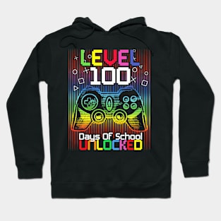 100th Day of School For Teacher & Student Video Gamer Hoodie
